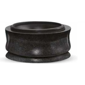 Vasque en granit - Élégance florale sur monument - Sansone Origine