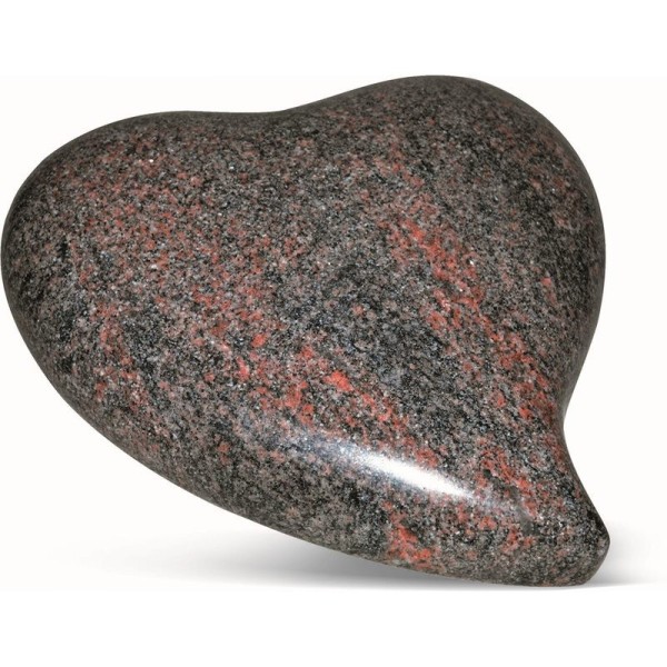 Cœur Larme en granit - Décor funéraire personnalisable - Sansone Origine