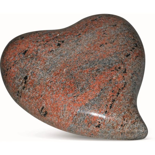 Cœur Larme en granit - Décor funéraire personnalisable - Sansone Origine