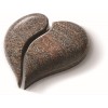 Cœur Dyade COD3006 - Décor funéraire en granit taillé main - Sansone Origine