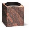 Cache-pot CP00 – Ornement floral en granit - Sansone Origine