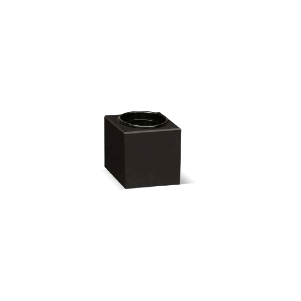 Cache-pot CP00 – Ornement floral en granit - Sansone Origine