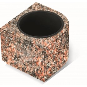 Cache-pot monolithe massif  en granit -  Sansone Origine