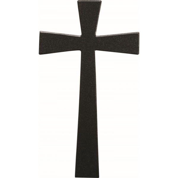 Croix monolithe – Décor funéraire moderne en granit poli - Sansone Origine