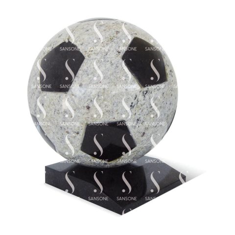 BF01 - Ballon de football en granit avec socle