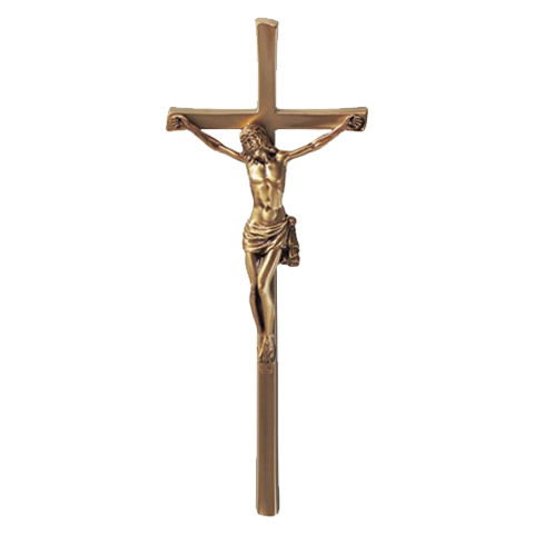 Croix en bronze funeraire tombe