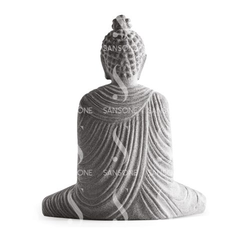 BU0130 Bouddha en Granit Monolithe sculpté Sansone